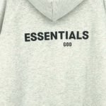 Essentials Fleeces Thick Light Hoodie Gray