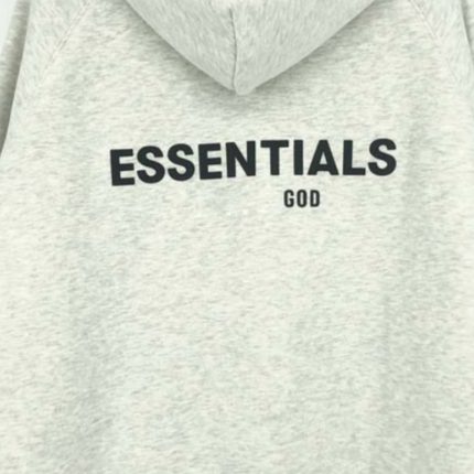 Essentials Fleeces Thick Light Hoodie Gray
