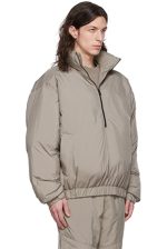 Essentials Taupe Jacket Polyester