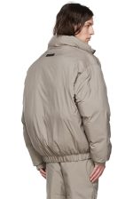 Essentials Taupe Jacket Polyester