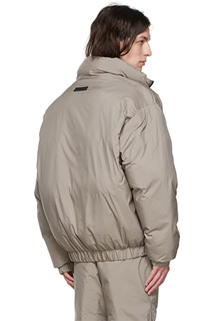 Essentials Taupe Jacket Polyester