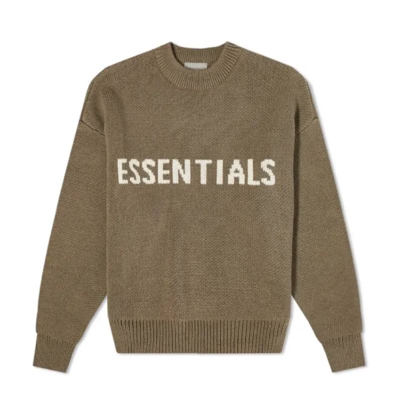 Fear of God Essentials Knitted Harvest Sweater Fear of God Essentials Knitted Harvest Sweater