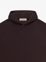 Essentials Knit Hoodie Dark Red Kids