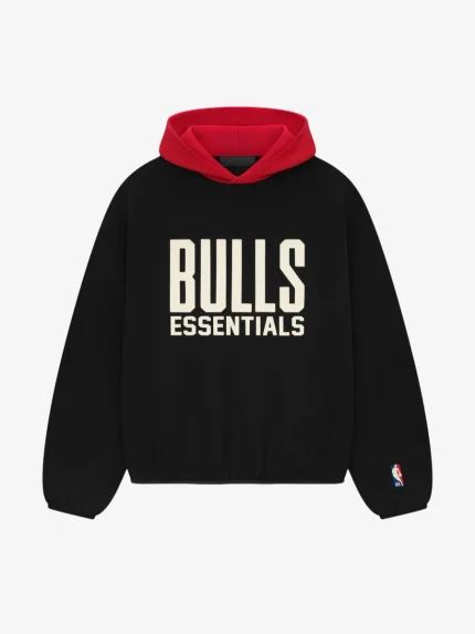 Essentials Bulls – Black Hoodie