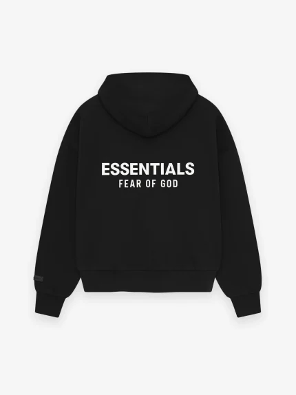 Essentials Classic Black Hoodie