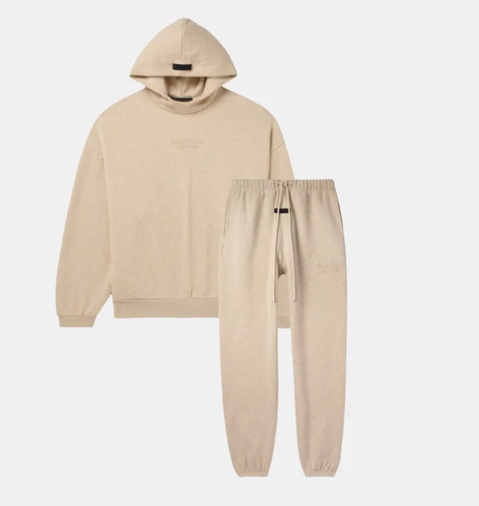 Essentials Fear of God Gold Heather Tracksuit Essentials Fear of God Gold Heather Tracksuit