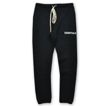 Essentials Fear of God Graphic Sweatpants Black