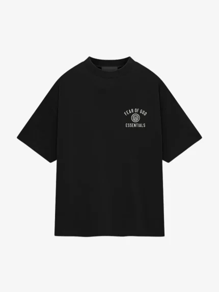 Essentials Black Tee Crewneck Jersey