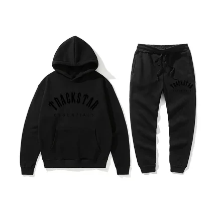 Essentials Trackstar Reflective Tracksuit – Black