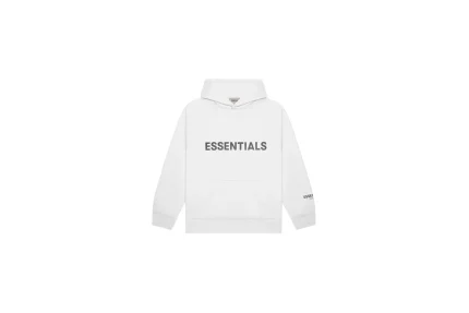 Fear of God Essentials Pullover Hoodie Logo White Applique