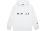 Fear of God Essentials Hoodie Applique – White Logo