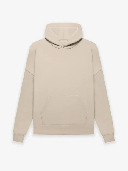 Fleece Hoodie Beige Dusty