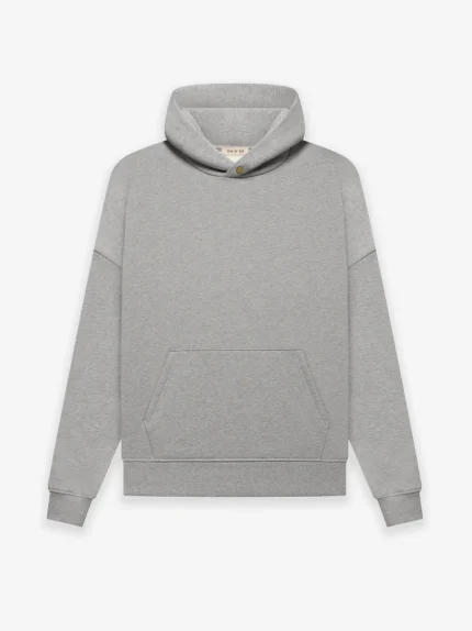Fleece Hoodie Warm Grey Heather