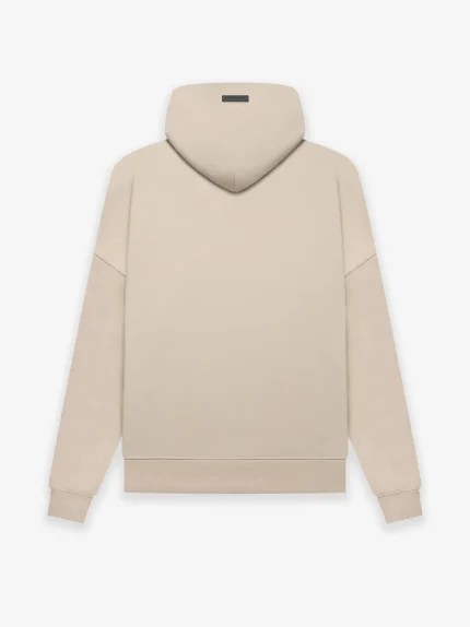 Fleece Zip Hoodie Beige Dusty