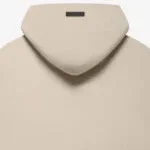 Fleece Zip Hoodie Beige Dusty