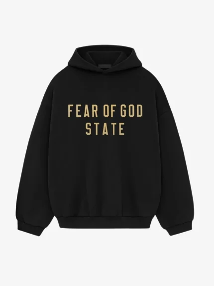FOG Fleece Pullover Logo – Black Hoodie
