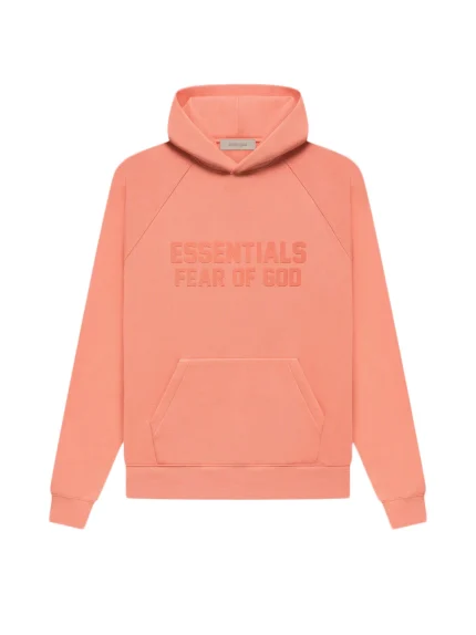 Fear of God Essentials Hoodie Coral