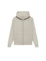 Fear Of God Essentials Kids Full-Zip Smoke Hoodie