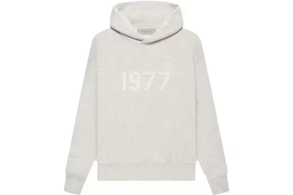 Fear Of God Essentials Kids Light Oatmeal Hoodie Fear Of God Essentials Kids Light Oatmeal Hoodie