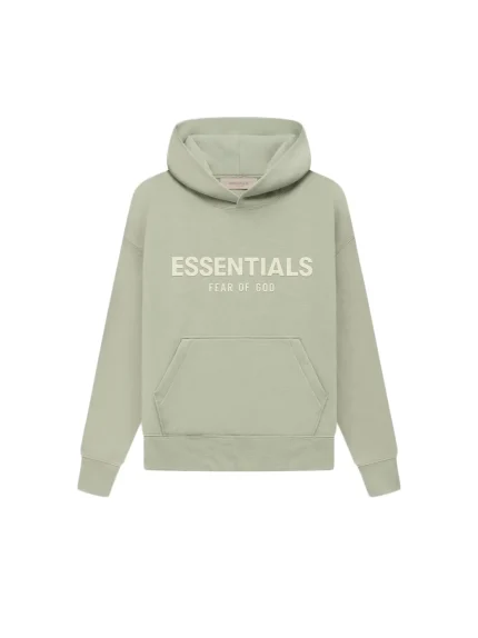 Fear Of God Essentials Kids Seafoam Hoodie