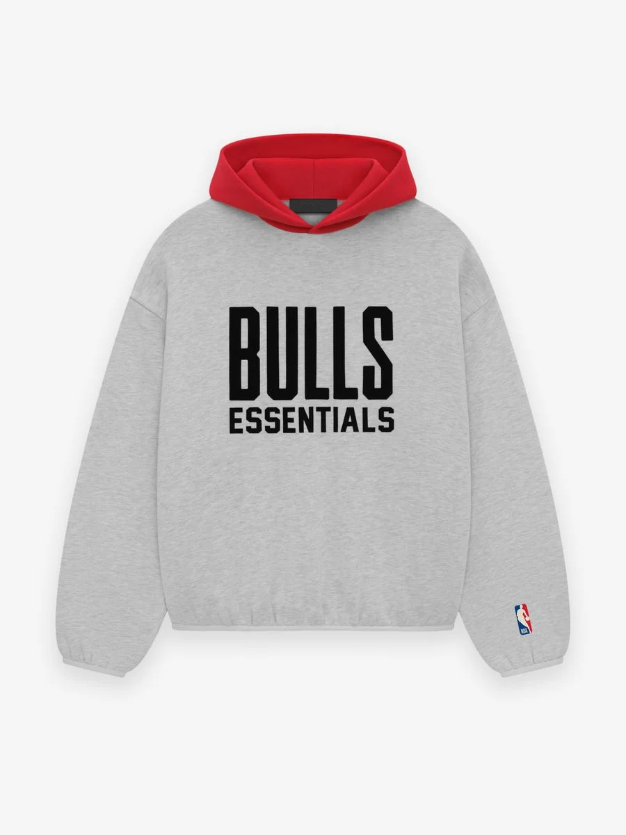 Essentials Bulls Light Hoodie Heather Essentials Bulls Light Hoodie Heather