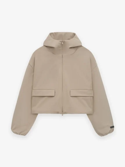 Essentials Women’s Bonded Nylon Anorak Hooded