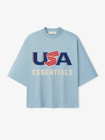 Essentials Stone T-Shirt Blue